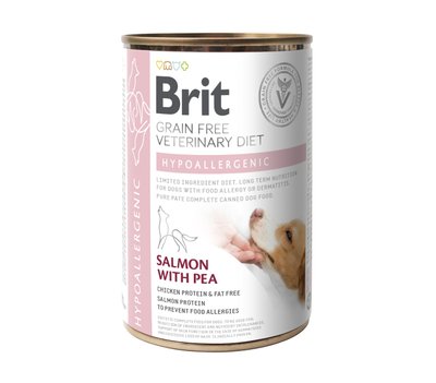 Консерва Brit GF Veterinary Diets Dog Hypoallergenic 400g 1111166666 фото