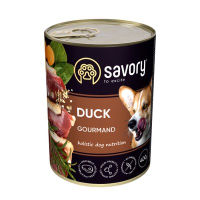 Savory Dog Gourmand качка k 400g 1111165041 фото
