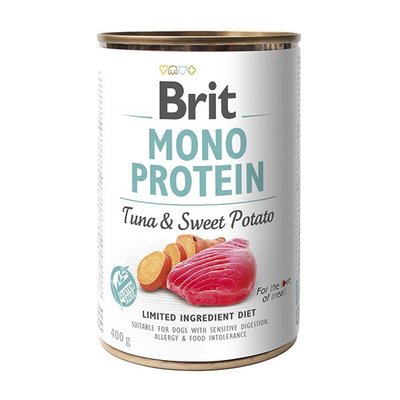 Brit Mono Protein Dog k 400 g з тунцем та бататом 1111151066 фото