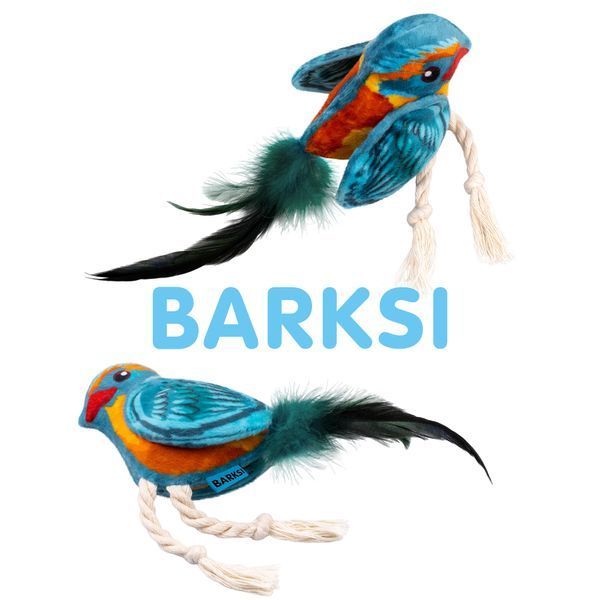 Іграшка для Котів Barksi Пташка з дзвіночком та пір'ям XS 3336 фото