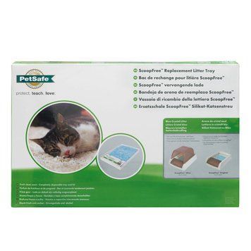 PetSafe ScoopFree Blue Crystal ПЕТСЕЙФ СКУПФРІ БЛУ КРИСТАЛ піддон з наповнювачем для котячого туалету spc729849142630 фото