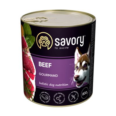 Savory Dog Gourmand яловичина k 800g 1111165050 фото