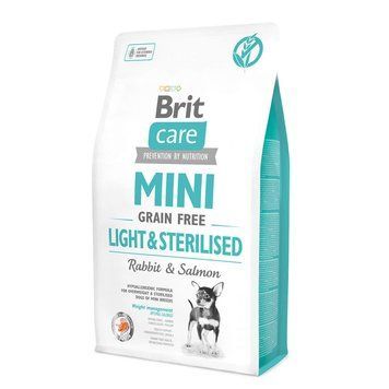 Brit Care GF Mini Light and Sterilised 2 kg (д/собак малих порід) контроль ваги szr170785/1067 фото