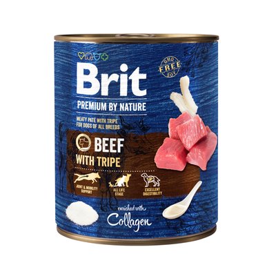 Brit Premium by Nature k 800 г яловичина з кишкою 1111159944 фото