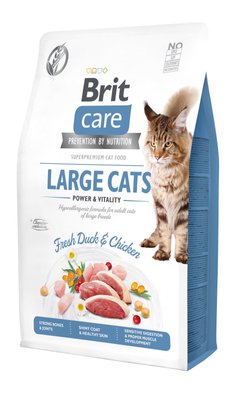 Brit Care Cat GF Великі кішки Power and Vitality, 2кг (д/кішок великих порід) 1111162373 фото