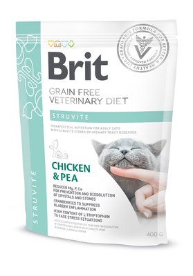 Brit GF Veterinary Diets Cat Struvite 400 g 1111152746 фото