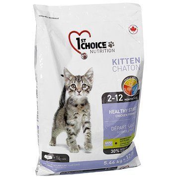 1st Choice Kitten Healthy Start ФЕСТ ЧОЙС КУРКА ДЛЯ КОТЯТ сухий суперпреміум корм для кошенят spc65672290050 фото