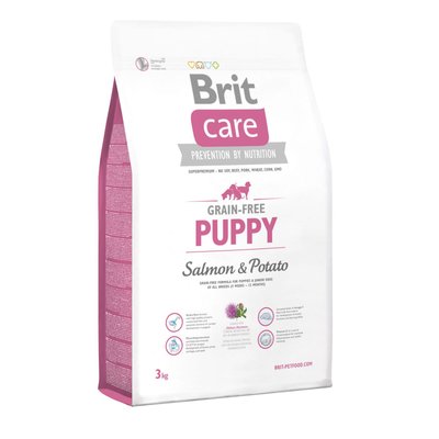Brit Care GF Puppy Salmon та Potato 3 kg (д/цуценят) 1111141741 фото