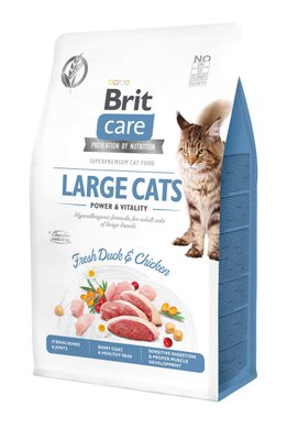 Brit Care Cat GF Великі кішки Power and Vitality, 0,4 кг (д/кішок великих порід) 1111162374 фото