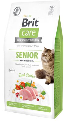 Brit Care Cat GF Senior Weight Control, 7кг (контроль ваги д/дорослих котів) 1111162375 фото