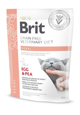 Brit GF Veterinary Diets Cat Renal 400 g 1111152748 фото