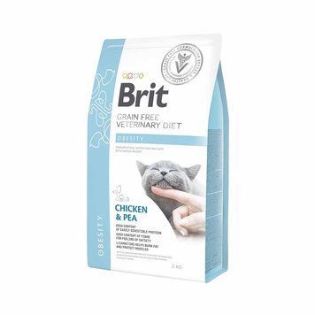 Brit GF Veterinary Diets Cat Obesity 2 kg szr170966/528479 фото