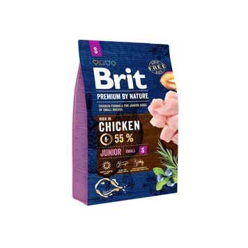 Brit Premium Dog Junior S 3 kg szr170807/6260 фото