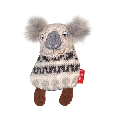 Іграшка для собак Коала з пищалкою GiGwi Plush, текстиль, 10 см 75012 фото