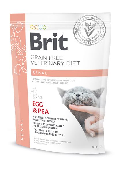 Brit GF Veterinary Diets Cat Renal 400 g 1111152748 фото