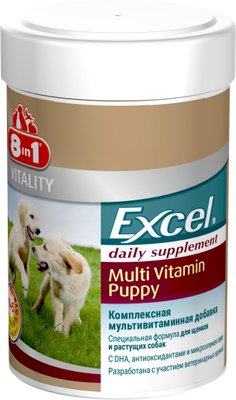 Excel Multi Vit-Puppy 100таб/185ml 8in1 1111133176 фото