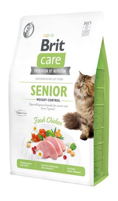 Brit Care Cat GF Senior Weight Control, 2кг (контроль ваги д/дорослих котів) 1111162376 фото