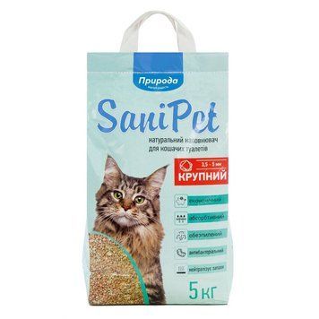 Наповнювач бентонітовий SANI PET великий 5кг NEW szrPR240779крупныйNEW фото