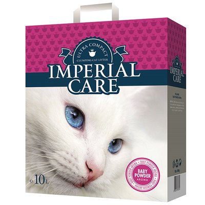 Imperial Care Baby Powder ІМПЕРІАЛ КЕА З АРОМАТОМ ДИТЯЧОЇ ПУДРИ ультракомкующийся наповнювач у котячий туалет 5200357800800 фото