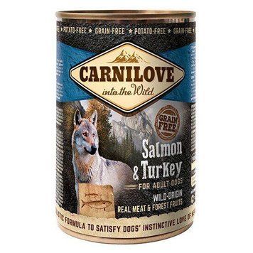 Carnilove Dog k 400 g з лососем та індичкою szr100132/529278 фото