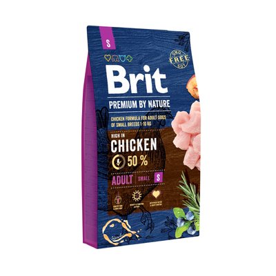 Brit Premium Dog Adult S 8 kg 1111150949 фото