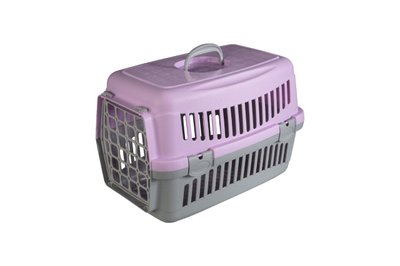 Переноска для котів та собак Анімал сіро-фіолетова CNR-102 (48,5х32,5х32,5) 160430 фото