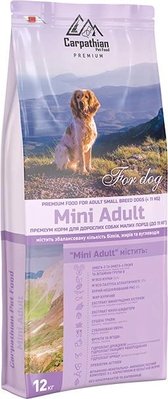 Carpathian Pet Food – Mini Adult Dog 12 кг 4820111140688 фото