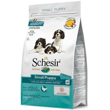 Schesir Dog Small Puppy ШЕЗИР ЩЕНЯ МАЛИХ КУРКА сухий монопротеїновий корм для цуценят міні та малих порід 8005852150100 фото
