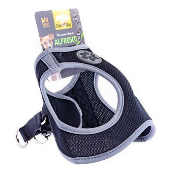Шлея Alfresco неопрен M 41-44см, чорний szr80334104413 фото