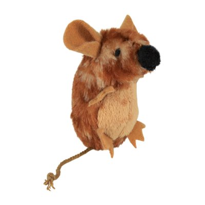 Мишка плюш. коричнева з пищалкою 8см 1111134792 фото