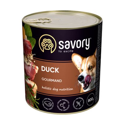 Savory Dog Gourmand качка k 800g 1111165042 фото