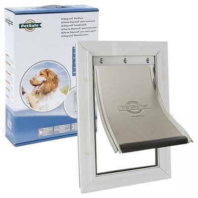 PetSafe Staywell Aluminium Medium ПЕТСЕЙФ СТЕЙВЕЛ АЛЮМІНІЙ дверцята для собак середніх порід, посилена конструкція 5011569105900 фото