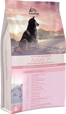Carpathian Pet Food – Adult 7+ Dog 3 кг 4820111140886 фото
