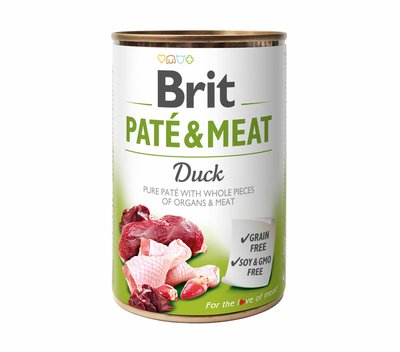 Brit Paté and Meat Dog k 400 g з качкою 1111151338 фото