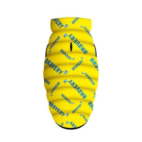 Курточка для собак WAUDOG Clothes малюнок "Сміливість", S30, В 58-62 см, С 42-46 см clr5731-0231 фото