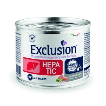 Консерва Exclusion Hepatic зі свининою для собак з печінковою недостатністю 200 г 8011259003881 фото