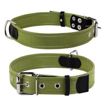 Нашийник CoLLaR х/б тасьма зі світловідбиваючою ниткою clr0357 фото