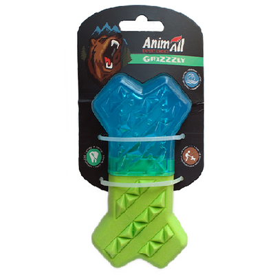 AGrizZzly 9680 Охолоджуюча іграшка для зубів Холодна кістка, blue/green 130665 фото
