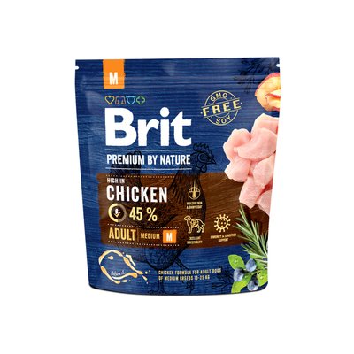 Brit Premium Dog Adult M 1 kg 1111150953 фото