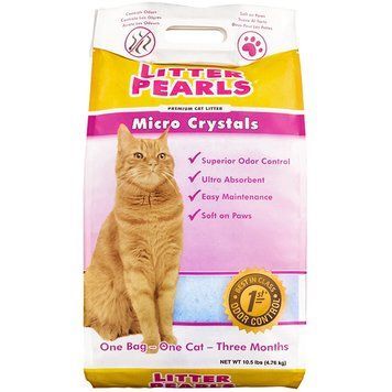Litter Pearls Micro Crystals ЛІТТЕР ПЕРЛС МІКРО КРИСТАЛС кварцовий силікагелевий наповнювач для туалетів котів spc633843106100 фото