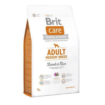Brit Care Adult Medium Breed Lamb and Rice 3 kg (д/собак вагою від 10 до 25 кг) 1111123367 фото