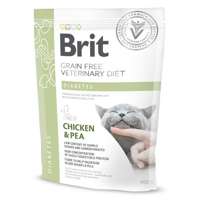 Brit GF Veterinary Diets Cat Diabets 400 g 1111152756 фото