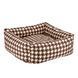 Лежак для Тварин BronzeDog Comfort Квадратний Коричневий M brks1422108 фото 1
