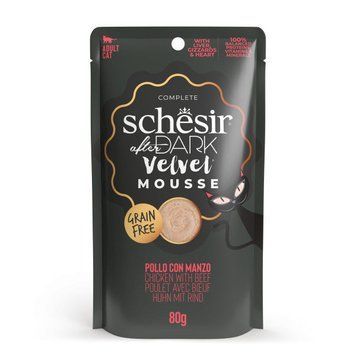 Schesir After Dark пауч курка з яловичиною мус 80г 8005852132307 фото