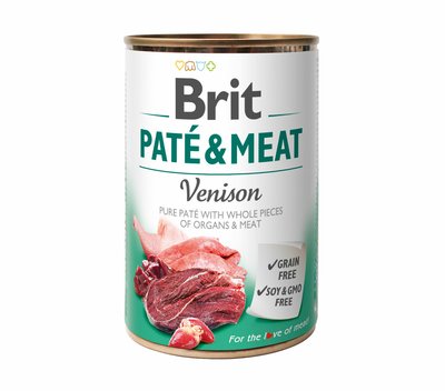 Brit Paté and Meat Dog до 400 g venison 1111151341 фото