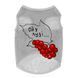Майка для собак WAUDOG Clothes малюнок "Калина", сітка, M, B 38-41 см, C 20-23 см сірий clr302-0228-11 фото 2