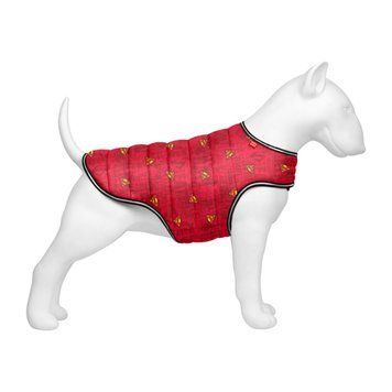 Курточка-накидка для собак WAUDOG Clothes, малюнок "Супермен червоний", L, А 41 см, B 58-70 см, С 42-52 см clr505-4007 фото