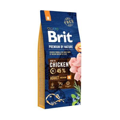 Brit Premium Dog Adult M 15 kg 1111150956 фото