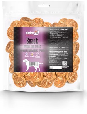 AnimAll Snack качині медальони з тріскою для собак 500 г, 99579 151739 фото
