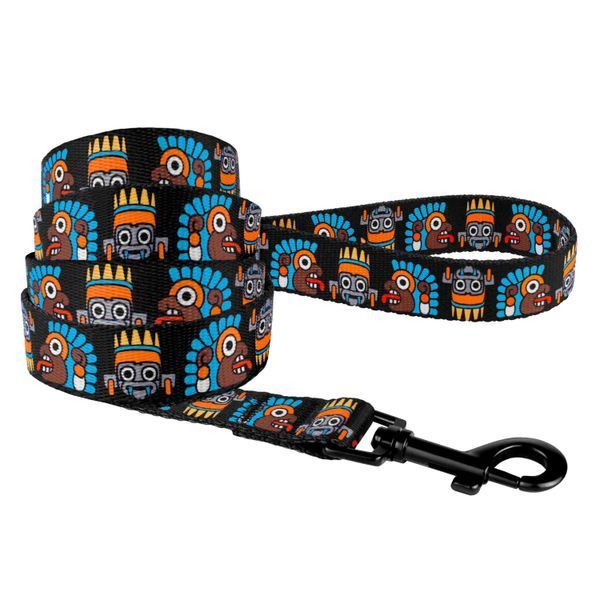 Повідець для Собак Bronzedog Urban Маска нейлоновий Чорний S brks60/1395/Т фото